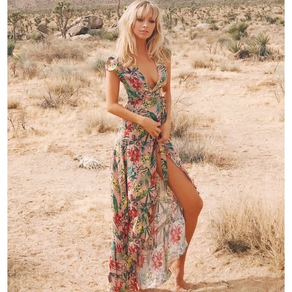 Xix Palms Waikiki Wrap Dress S 